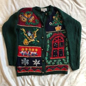 Vintage Christmas Cardigan